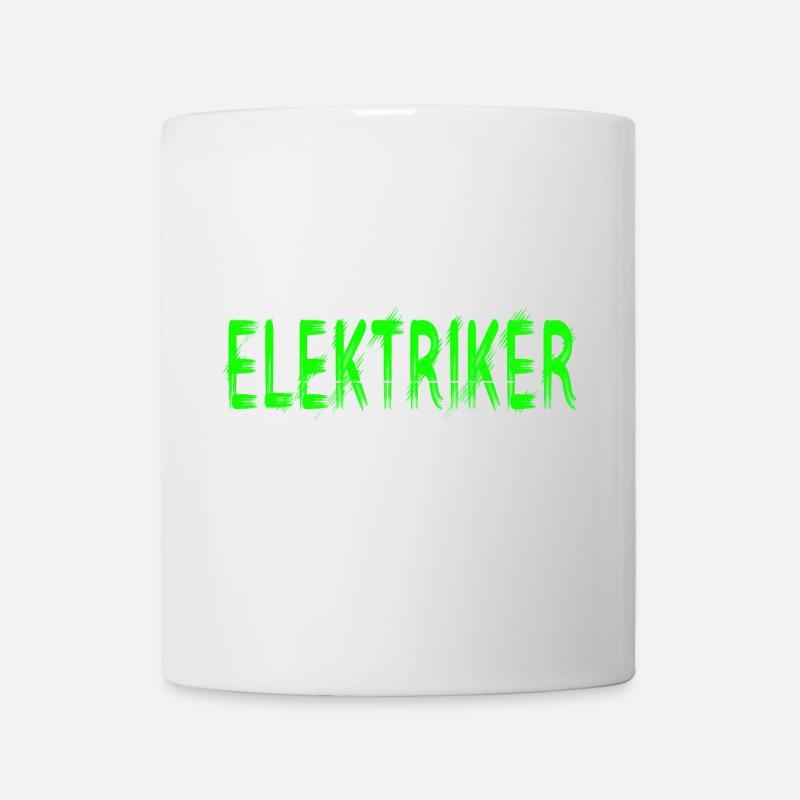 Elektriker Handwerker Design - Tasse - Weiß