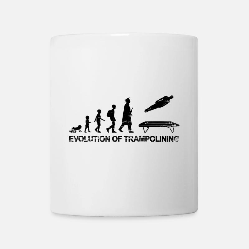 Développement du sport trampoline - Mug blanc - blanc