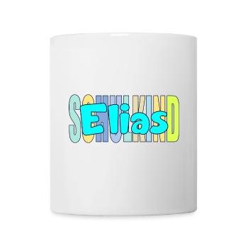 SCHULKIND ELIAS EINSCHULUNG - Tasse - Weiß - Vorne