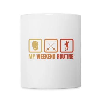 Fechter Wochenende - Tasse - Weiß - Vorne
