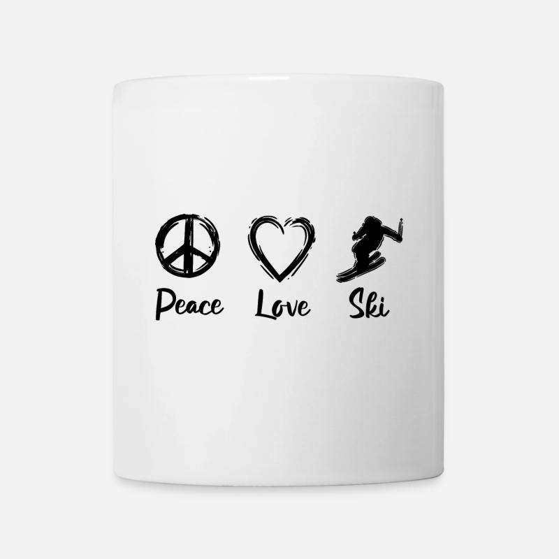 Ski Liebe - Tasse - Weiß