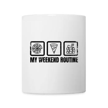 Pizza Weekend - Mug - white - Front