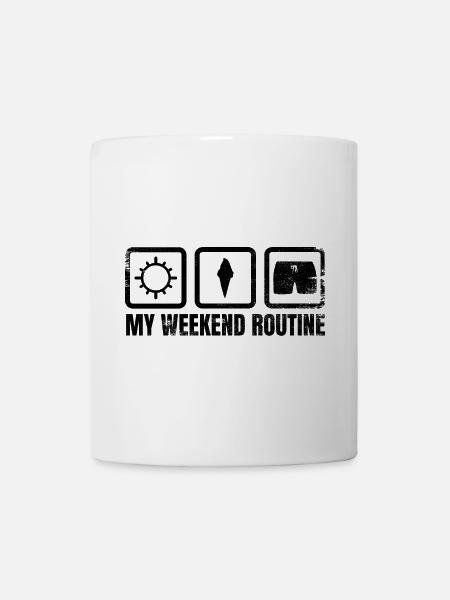 Eiscreme Wochenende - Tasse - Weiß