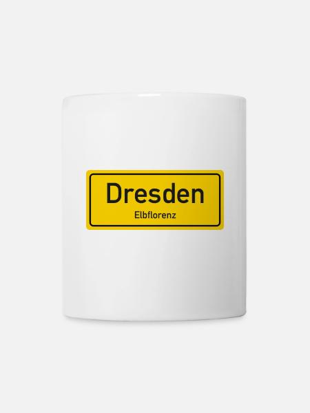 Dresden Ortsname Deutschland - Tasse - Weiß
