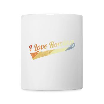 I like rowing - Mug - white - Front