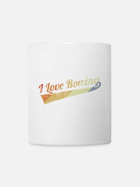Ich mag Rudern - Tasse - Weiß