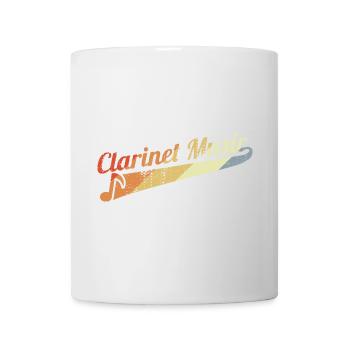 Clarinette Vintage - Mug blanc - blanc - Devant