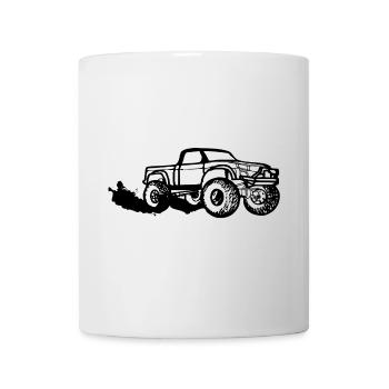 Pickup schwarz - Tasse - Weiß - Vorne