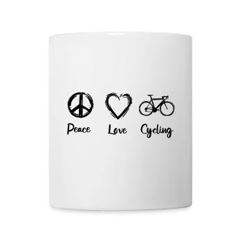 Routine cycliste - Mug blanc - blanc - Devant
