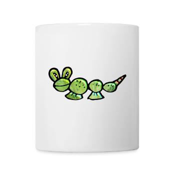 Crazy Caterpillar from Mars - Mug - white - Front