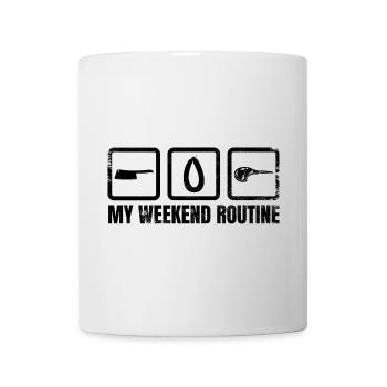 Butcher's Weekend - Mug - white - Front