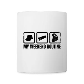 Horaires de Trainspotter - Mug blanc - blanc - Devant