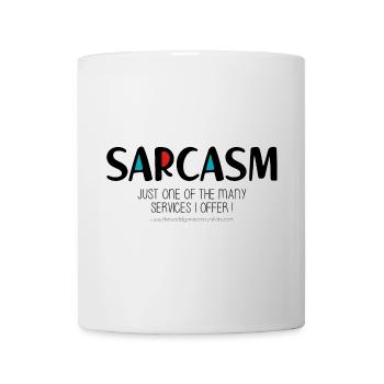 Sarkasmus - Tasse - Weiß - Vorne