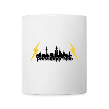 Presskopp Mob - ffm Skyline - Tasse - Weiß - Vorne