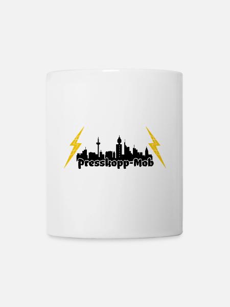 Presskopp Mob - ffm Skyline - Tasse - Weiß