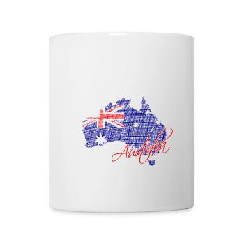 Australien - Australia - Tasse - Weiß - Vorne