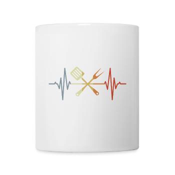 Wooden spoon palpitations - Mug - white - Front