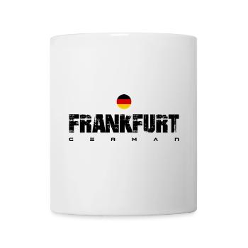 Emblème minimaliste du drapeau allemand - Mug blanc - blanc - Devant