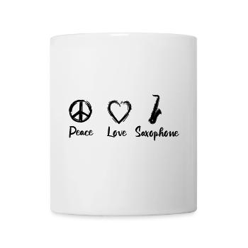 I love saxophone - Mug - white - Front