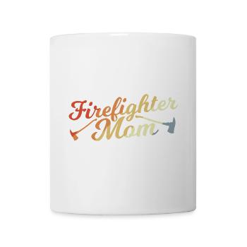 Mère de pompier - Mug blanc - blanc - Devant