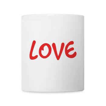 VALENTINE'S DAY. Bachelorette party. I LOVE YOU. I LOVE YOU. LOVE - Mug - white - Front