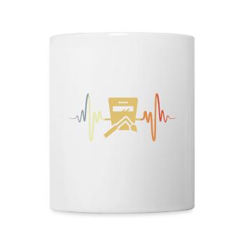 Soudeur Palpitations Coeur Vintage - Mug blanc - blanc - Devant