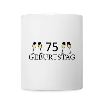 75th birthday 75 years - Mug - white - Front