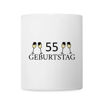 55th birthday 55 years - Mug - white - Front