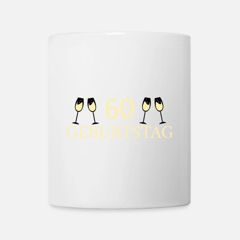 60.Geburtstag 60 Jahre - Tasse - Weiß