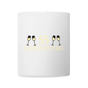 55th birthday 55 years - Mug - white - Front