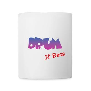Drum n Bass - Tasse - Weiß - Vorne