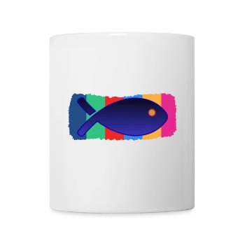 POISSON. POISSON D'AVRIL. VACANCES. ETE. HUMOUR - Mug blanc - blanc - Devant