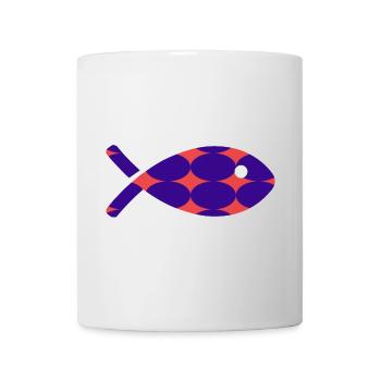 POISSON - Mug blanc - blanc - Devant