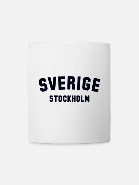 STOCKHOLM Sverige Suède - Mug blanc - blanc