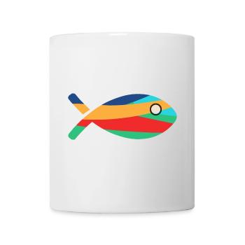 FISH. SARDINE. APRIL FOOL. SEA. OCEAN. NAT - Mug - white - Front