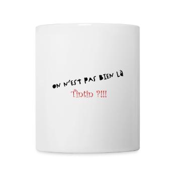 We're not here - Mug - white - Front