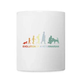 Development from child to veterinarian - Mug - white - Front