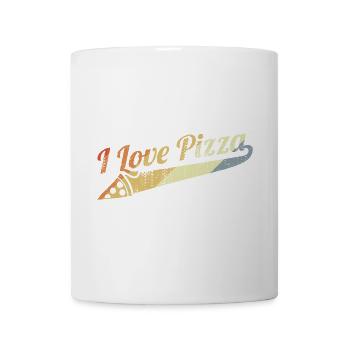 Vintage Pizza Lover Quote - Mug - white - Front