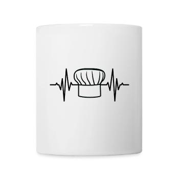 Baker Hat Heartbeat - Mug - white - Front