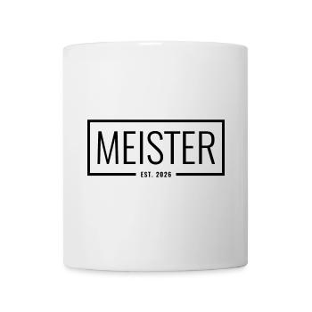 Meister Est. 2026 - Tasse - Weiß - Vorne