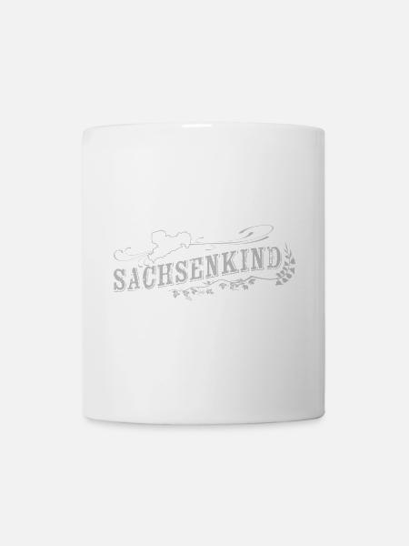 Sachsenkind - Sachsen - Tasse - Weiß