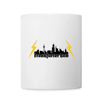 Frankfurter Bub ffm skyline - Tasse - Weiß - Vorne