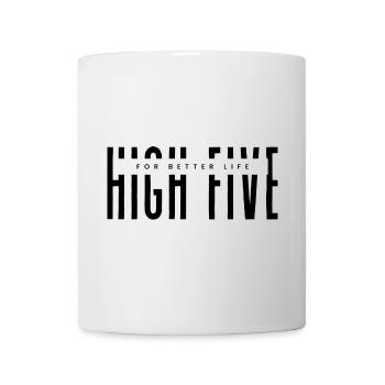 High Five for better life - Mug - white - Front