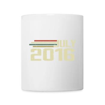 Birthday July 2016 Year 2016 July Vintage 2016 - Mug - white - Front