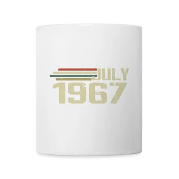 Geburtstag Juli 1967 Jahr 1967 Juli Jahrgang 1967 - Tasse - Weiß - Vorne