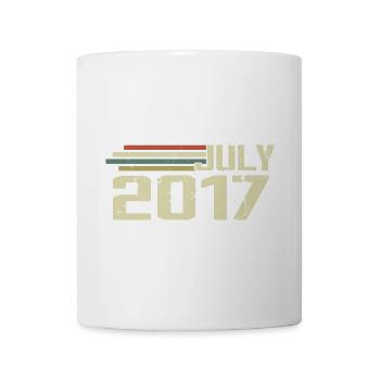 Geburtstag Juli 2017 Jahr 2017 Juli Jahrgang 2017 - Tasse - Weiß - Vorne