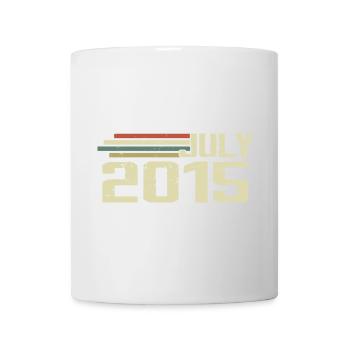 Birthday July 2015 Year 2015 July Vintage 2015 - Mug - white - Front