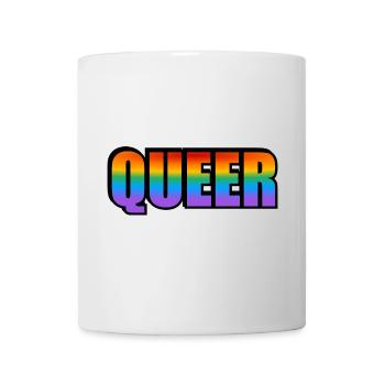 Queer LGBTQ Pride Rainbow - Mug - white - Front