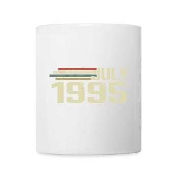 Geburtstag Juli 1995 Jahr 1995 Juli Jahrgang 1995 - Tasse - Weiß - Vorne