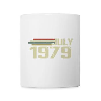 Geburtstag Juli 1979 Jahr 1979 Juli Jahrgang 1979 - Tasse - Weiß - Vorne